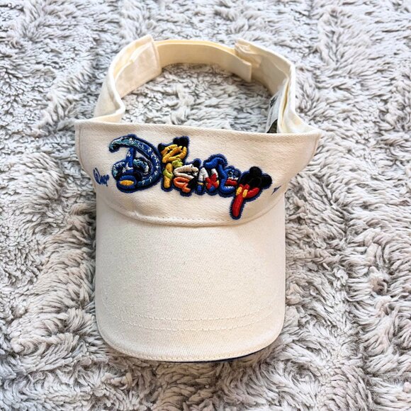 Disney Accessories - Disney Parks Walt Disney World Embroidered Rainbow Visor